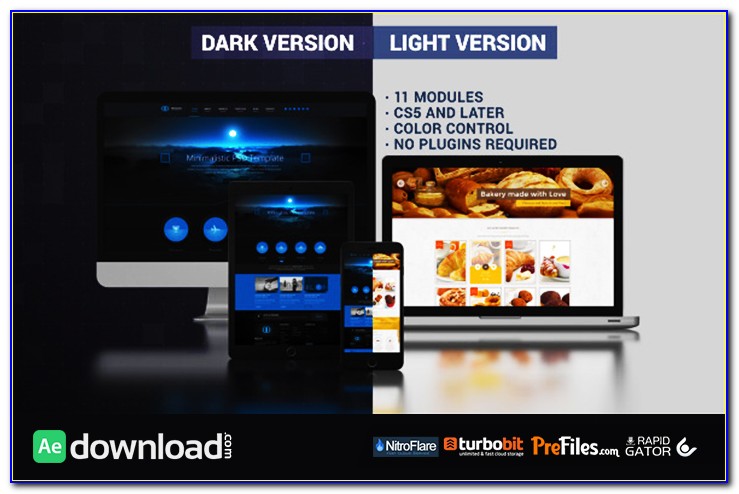 After Effects Website Presentation Template Free