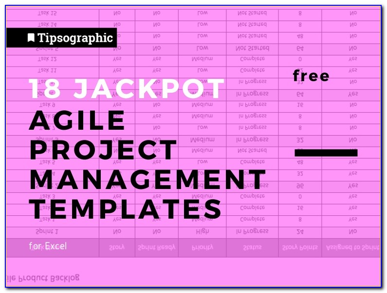 Agile Project Management Templates Excel