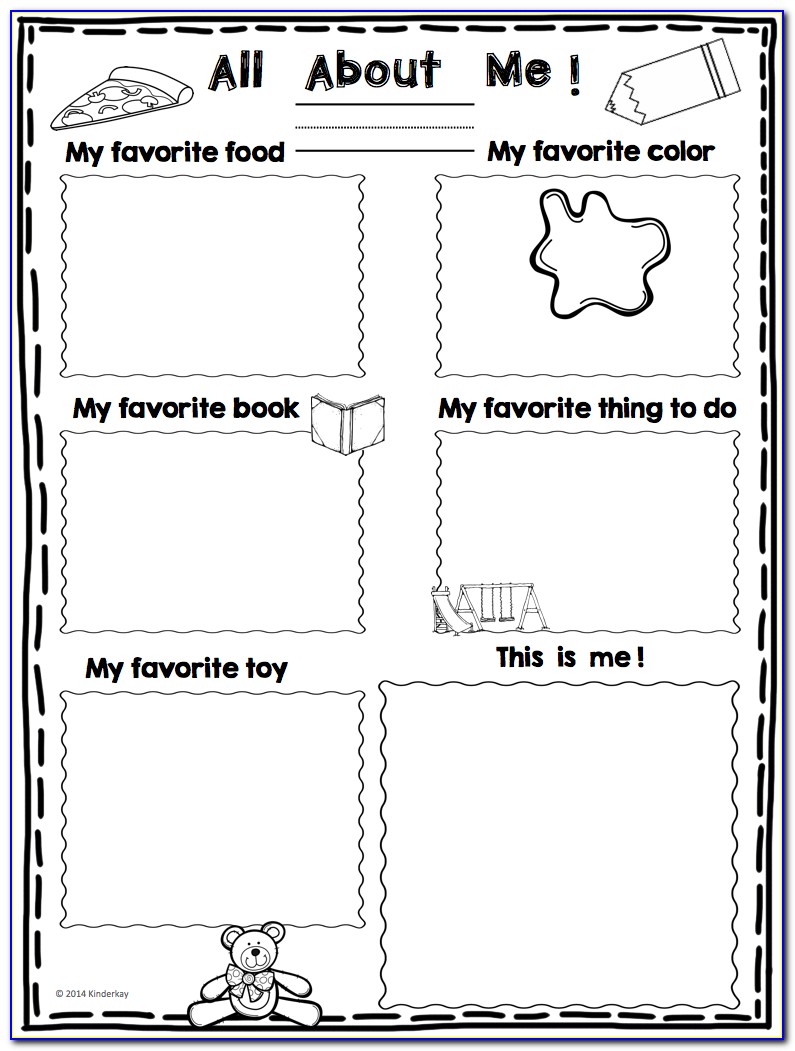 All About Me Poster Template Pdf