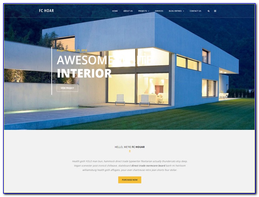 Architecture Website Templates Inspiration