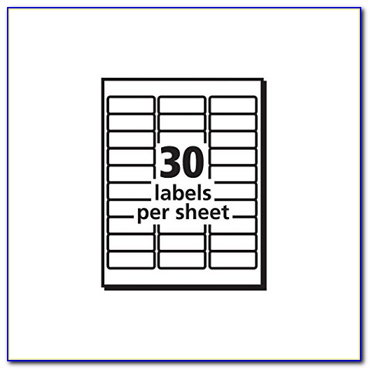 Avery 8662 Clear Labels Template