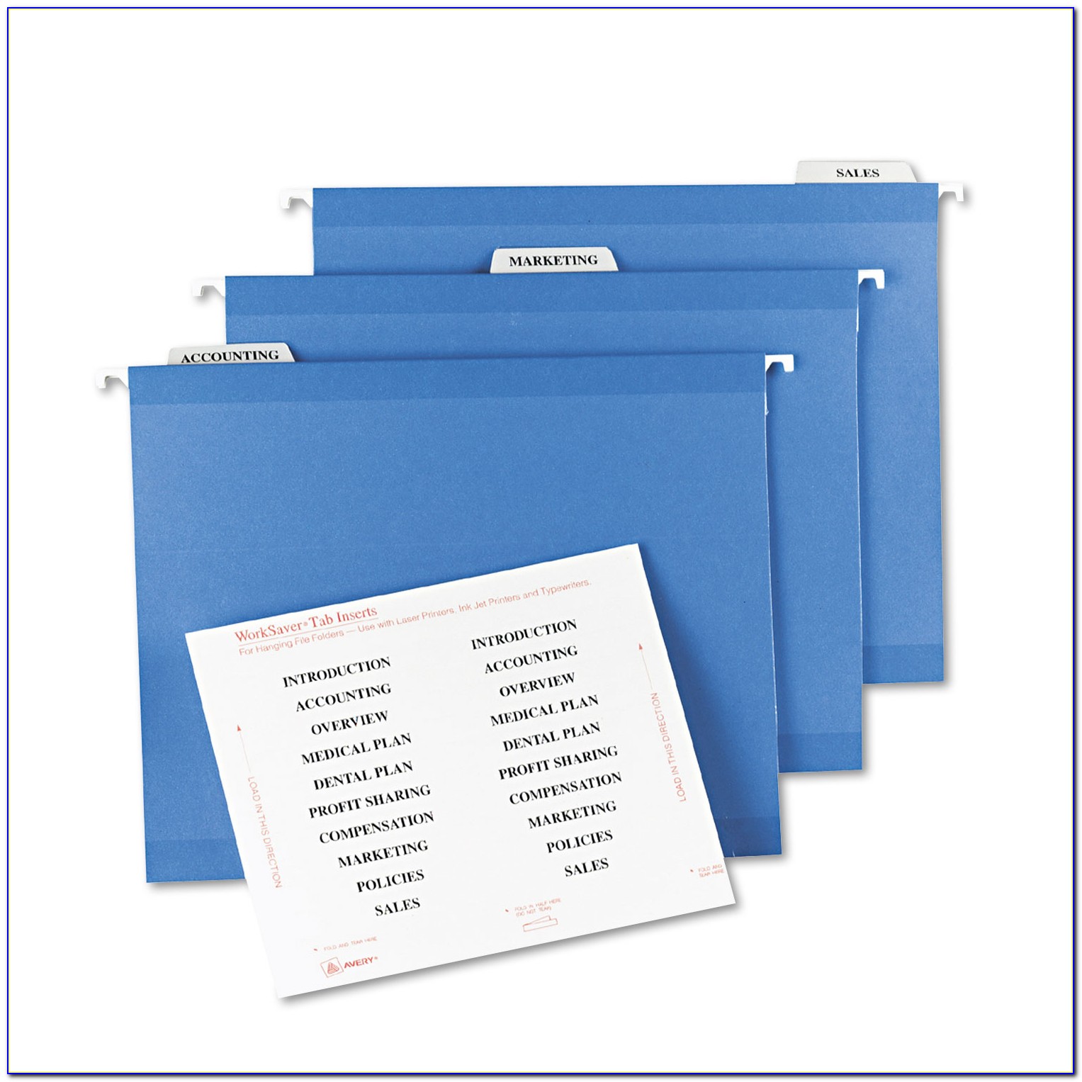 Avery Hanging File Folder Labels Template