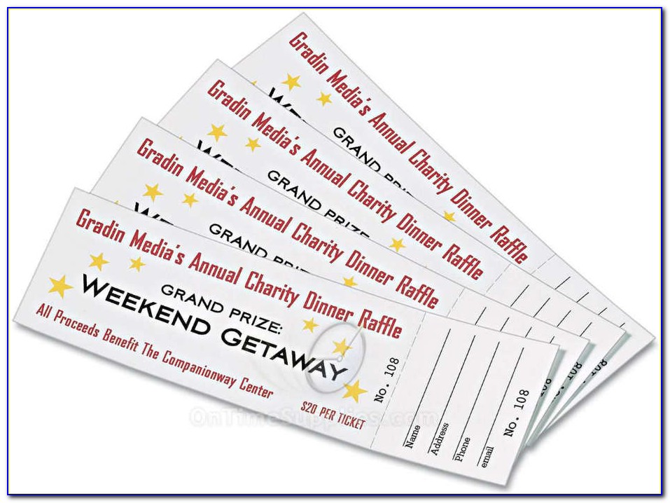 Avery Printable Tickets Template
