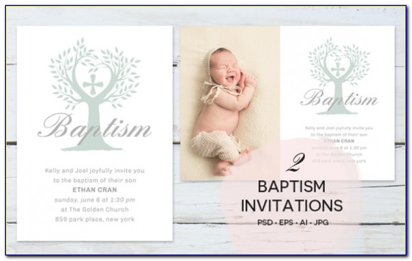 Baptism Invitation Template – 27+ Free Psd, Vector Eps, Ai, Format