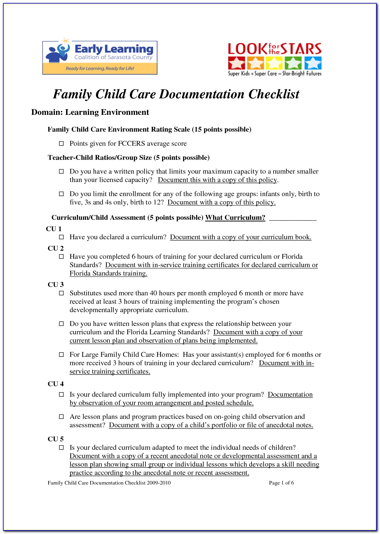 Business Plan Template For Child Care Center