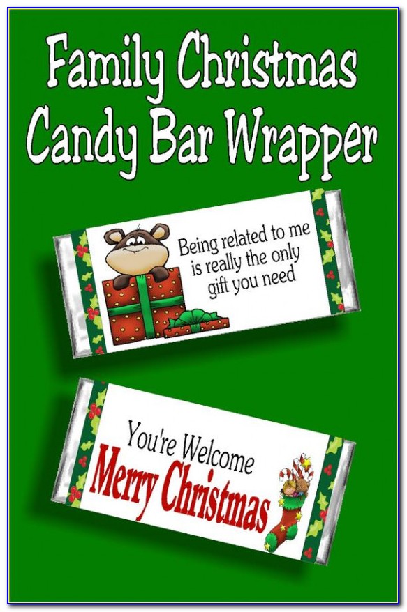 Candy Bar Wrapper Template Size