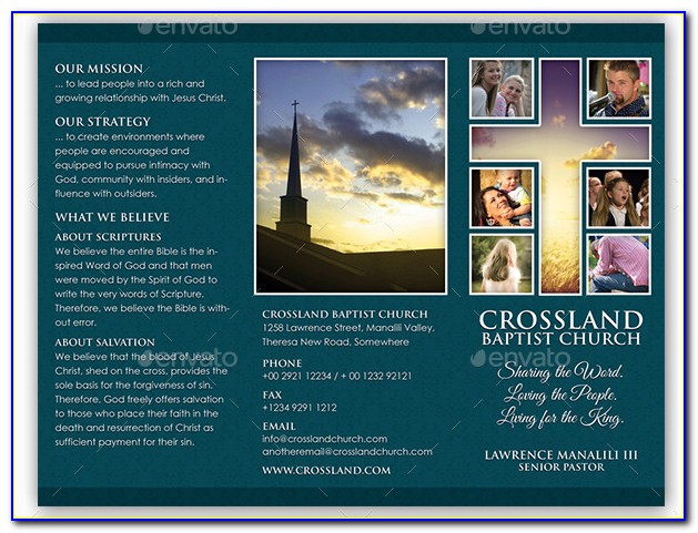 Church Brochure Templates Free Downloads