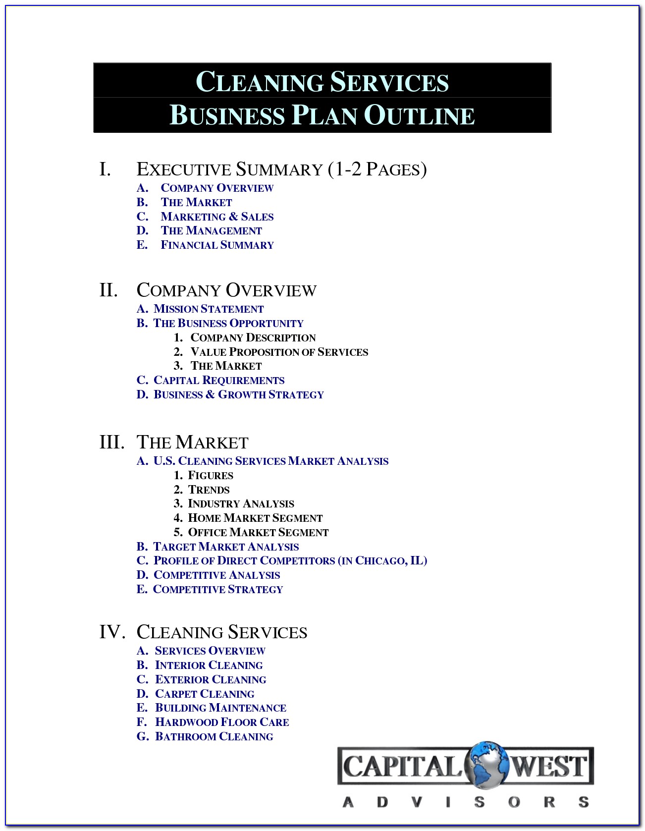 Cleaning Business Proposal Template Free