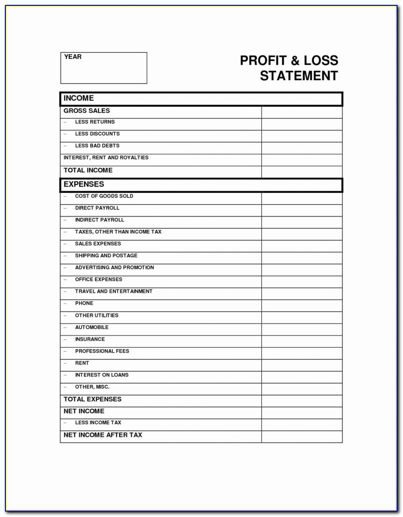 Company Balance Sheet Form