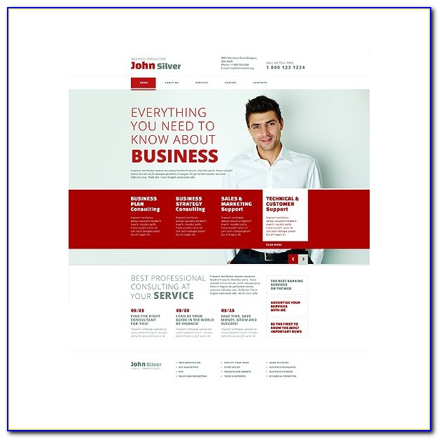 Consulting Website Template Free Download