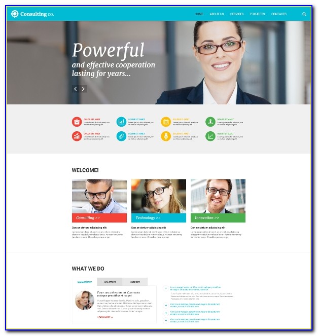 Consulting Website Template Free