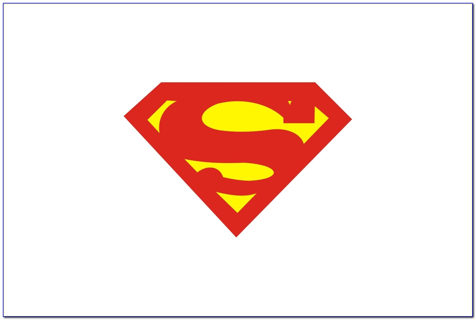 Superman Logo Template For Cake Superman Logo Template Collection Site