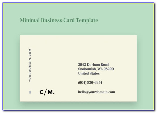 Create Double Sided Business Cards In Word