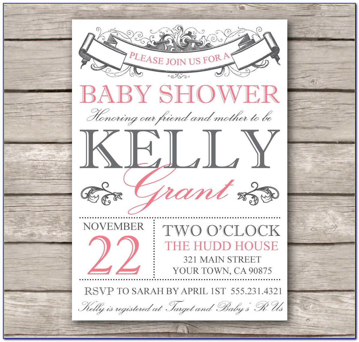 Create Electronic Baby Shower Invitations