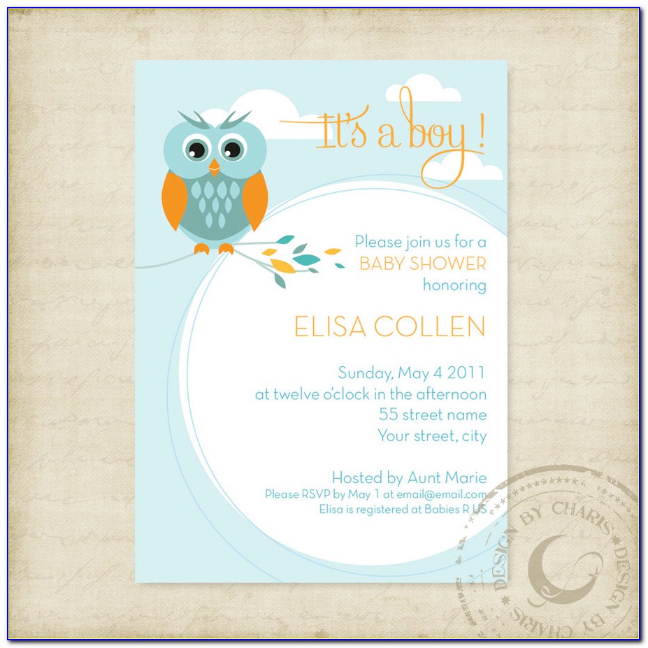 Create Online Baby Shower Invitations Free