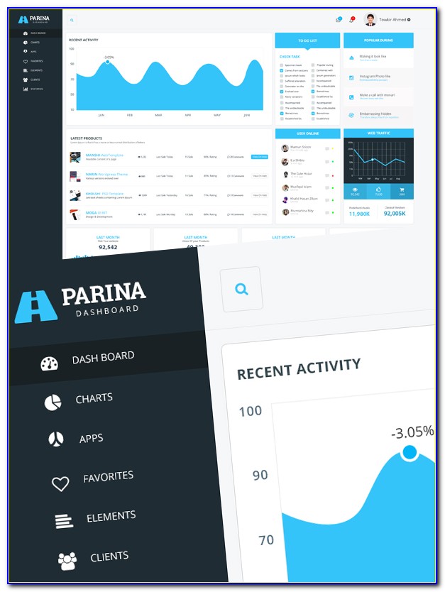 Dashboard Template Free Download Bootstrap