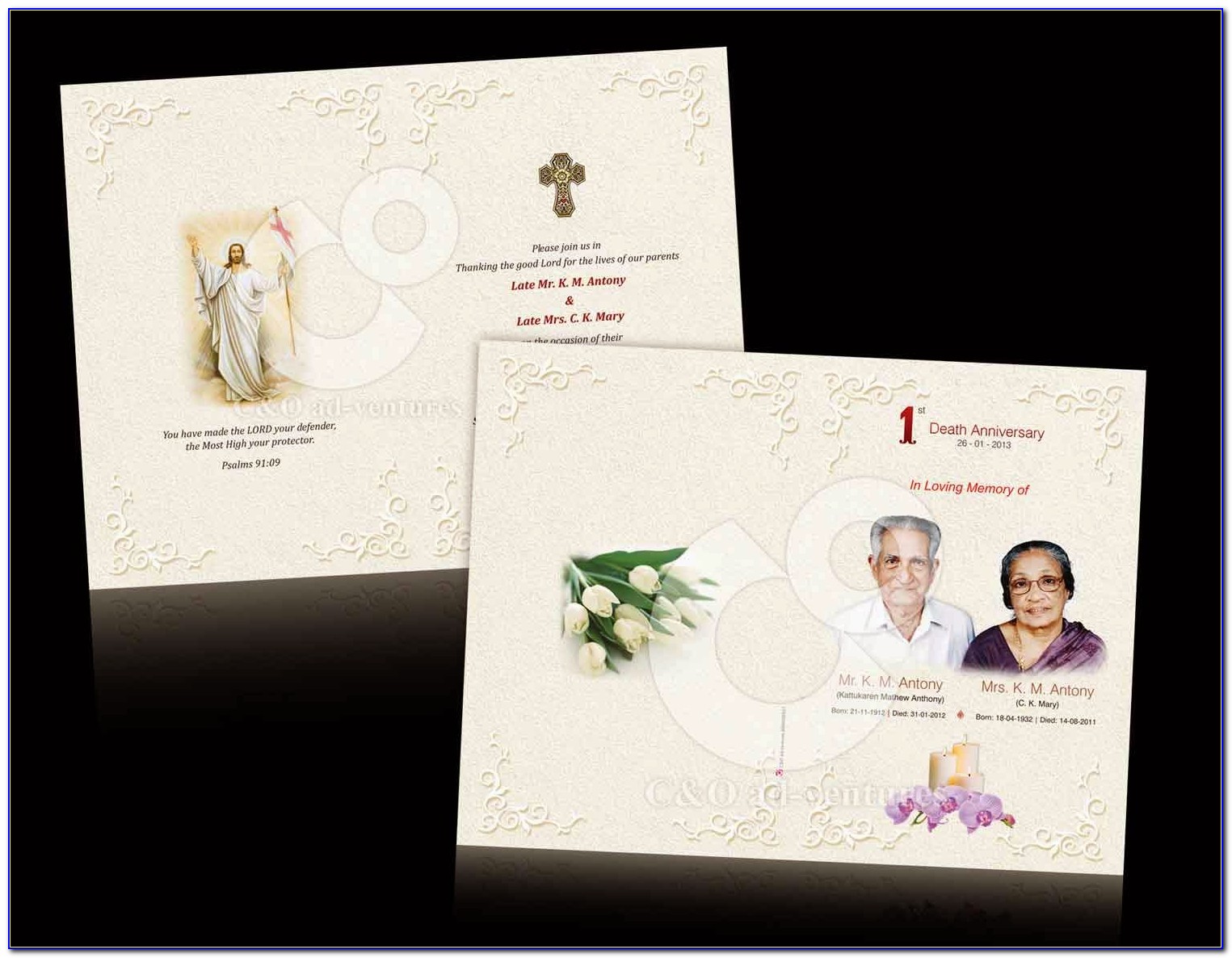 Death Anniversary Cards Templates