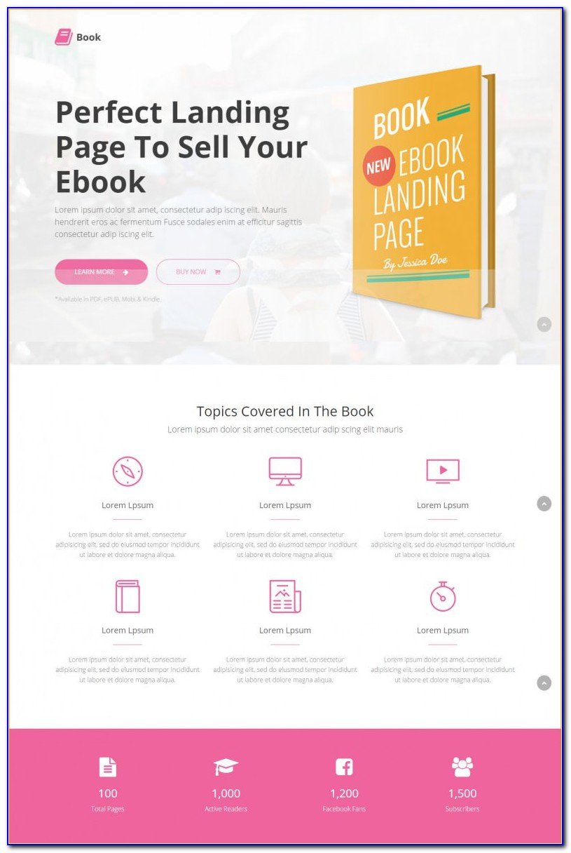 Ebook Landing Page Examples