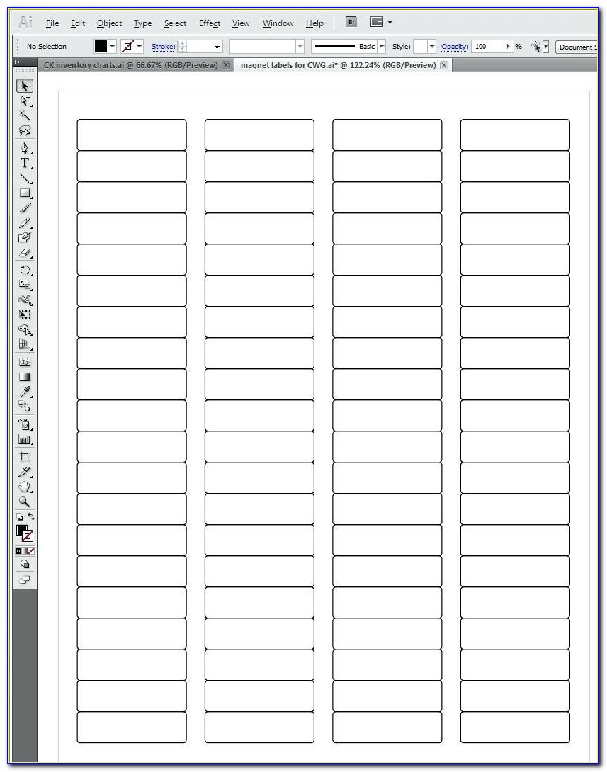 File Cabinet Label Inserts Template