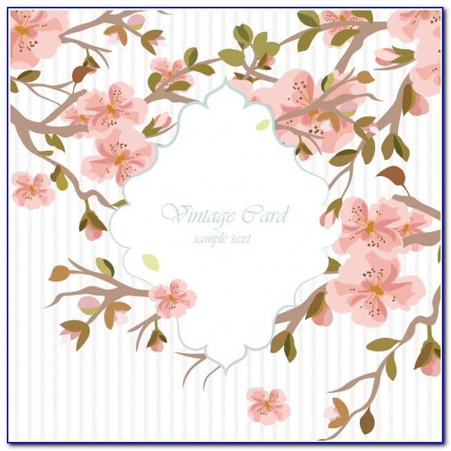 Floral Wedding Invitation Template Free Download