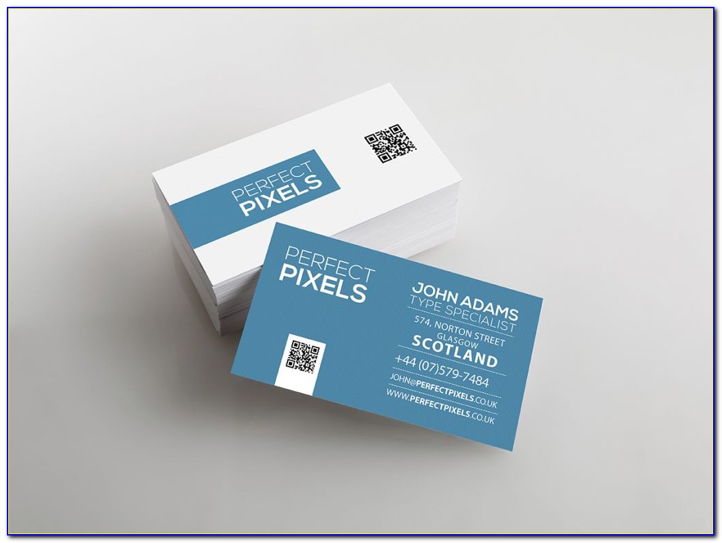 Foldable Business Cards Template