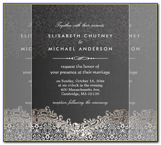 Formal Dinner Party Invitation Template Free