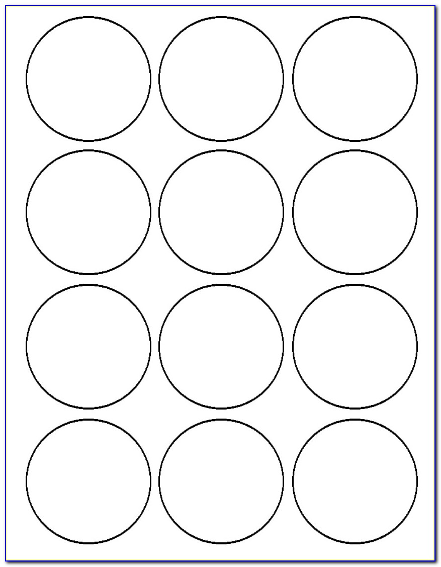 Free 2 Inch Circle Label Template