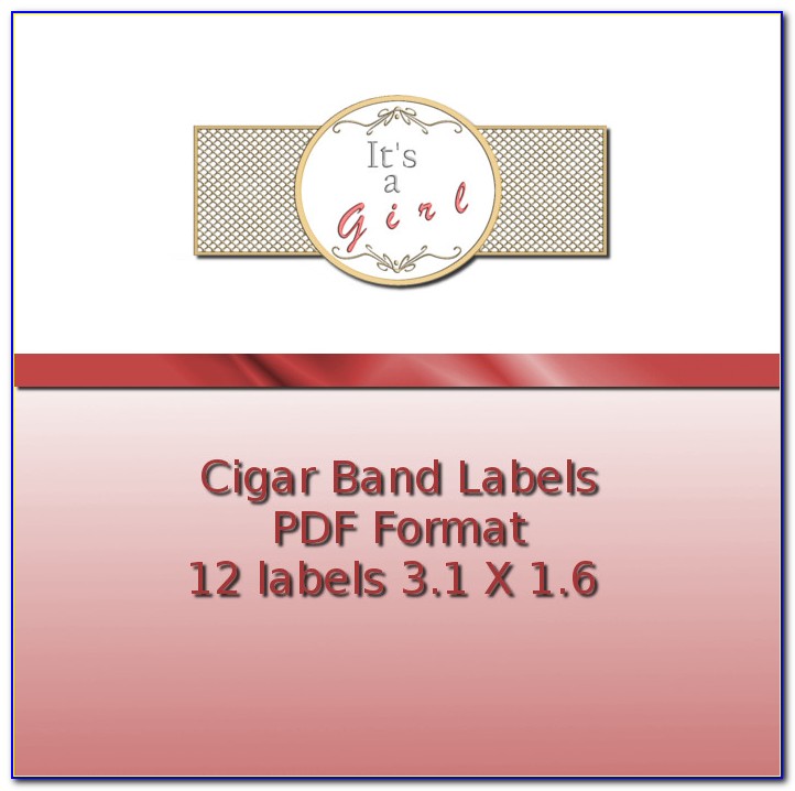 Free Cigar Band Template For Soap Label