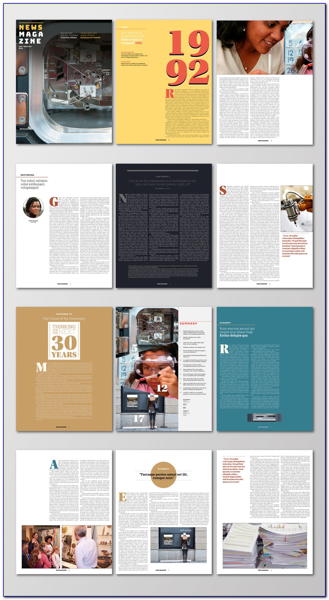 Free Download Template Indesign Magazine