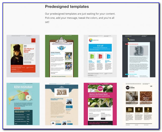 Free Email Templates Mailchimp