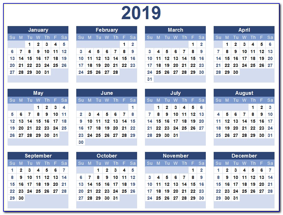 Free Employee Attendance Calendar Template