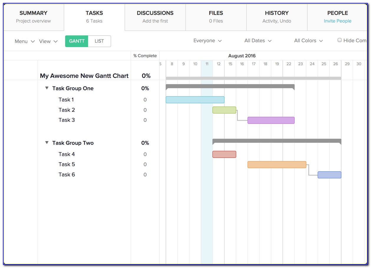 Excel Gantt Chart Template Free Download - Template : Resume Examples # ...