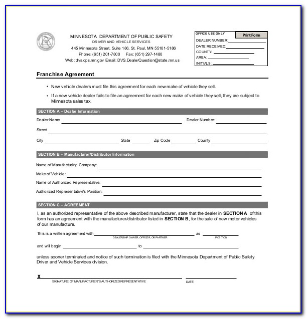 Free Master Franchise Agreement Template