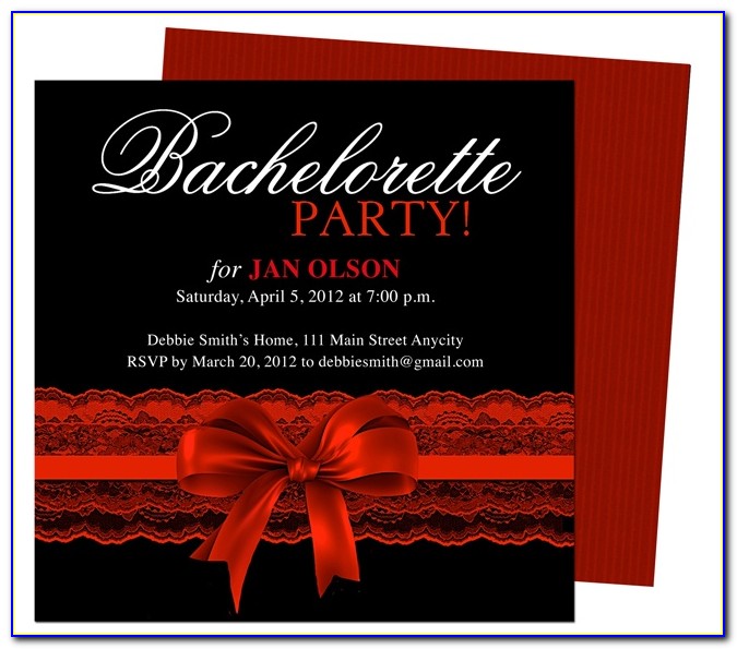 Free Printable Bachelorette Party Invitations Templates