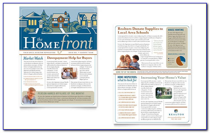 Free Printable Real Estate Newsletter Templates