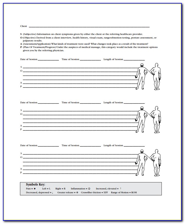 Free Printable Soap Note Template