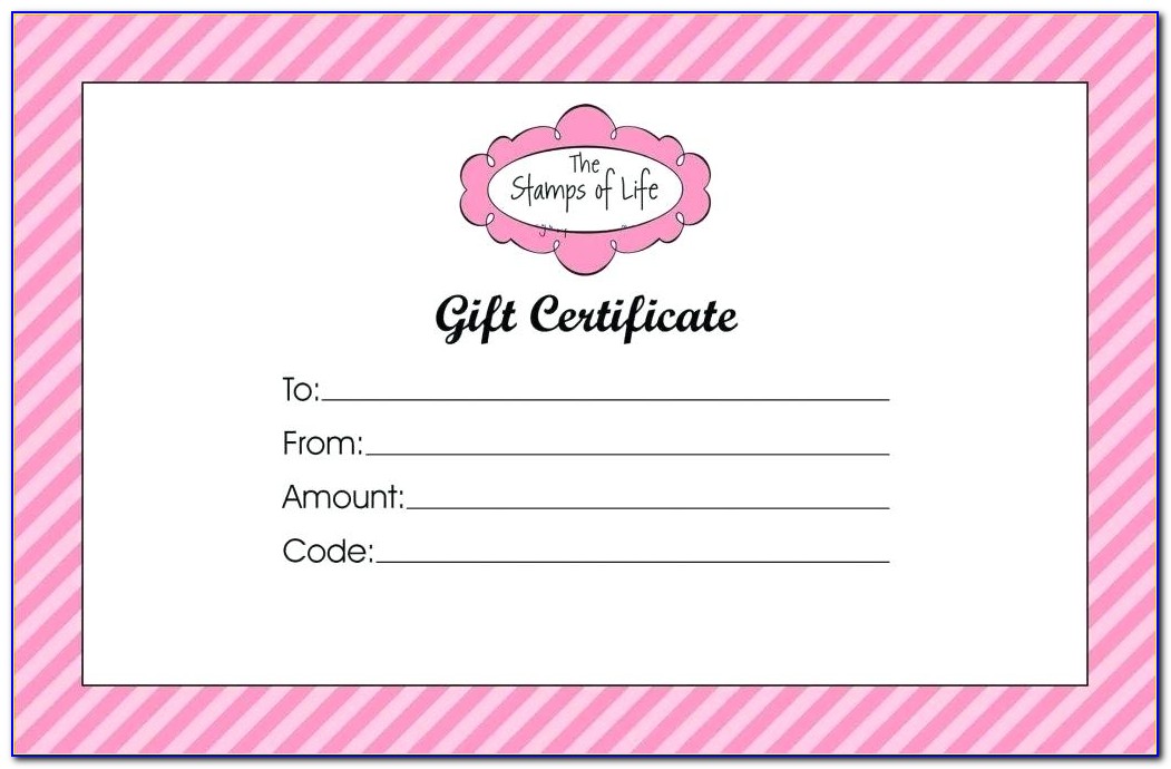 Free Professional Gift Certificate Template