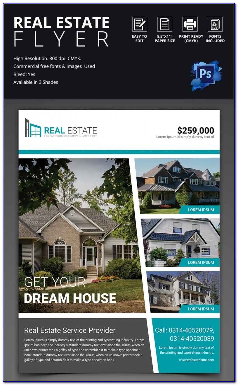 Free Real Estate Flyer Templates For Sale By Owner