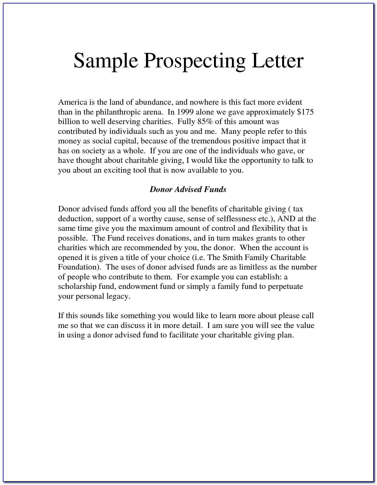 Free Real Estate Prospecting Letter Templates