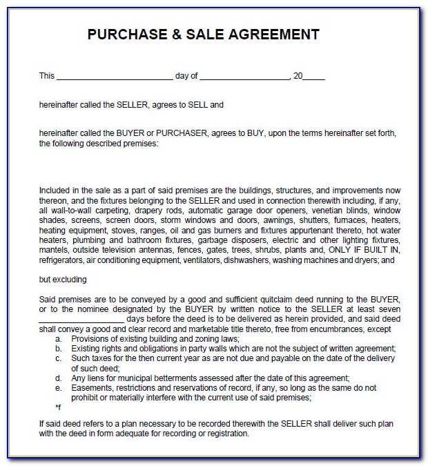 Free Sales Contract Template