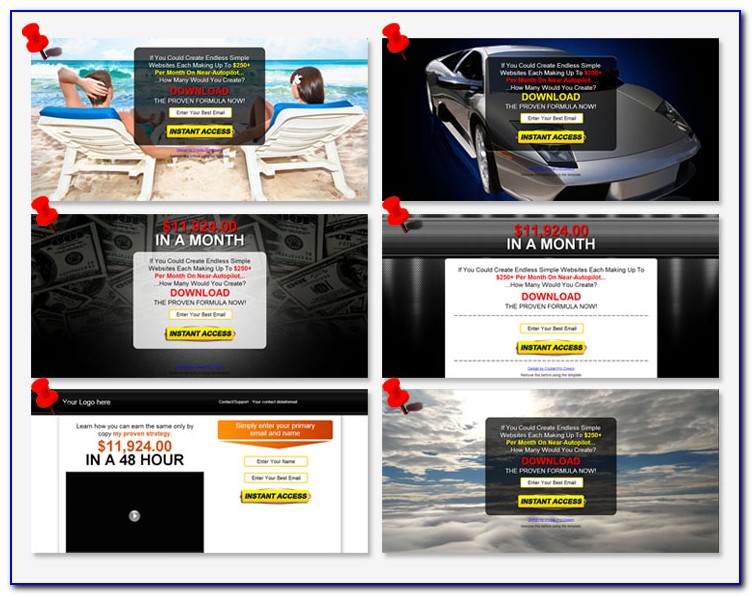 Free Squeeze Page Templates Download
