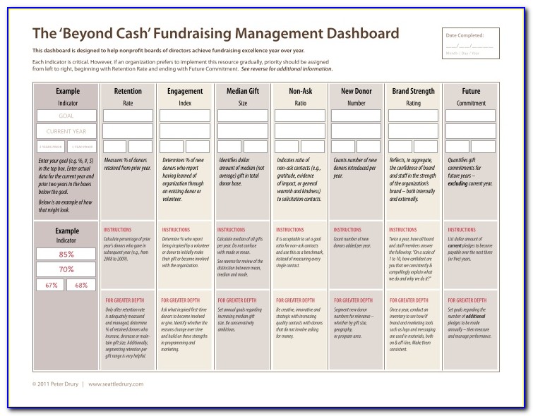 Fundraising Dashboard Examples