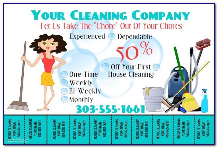 House Cleaning Flyer Samples