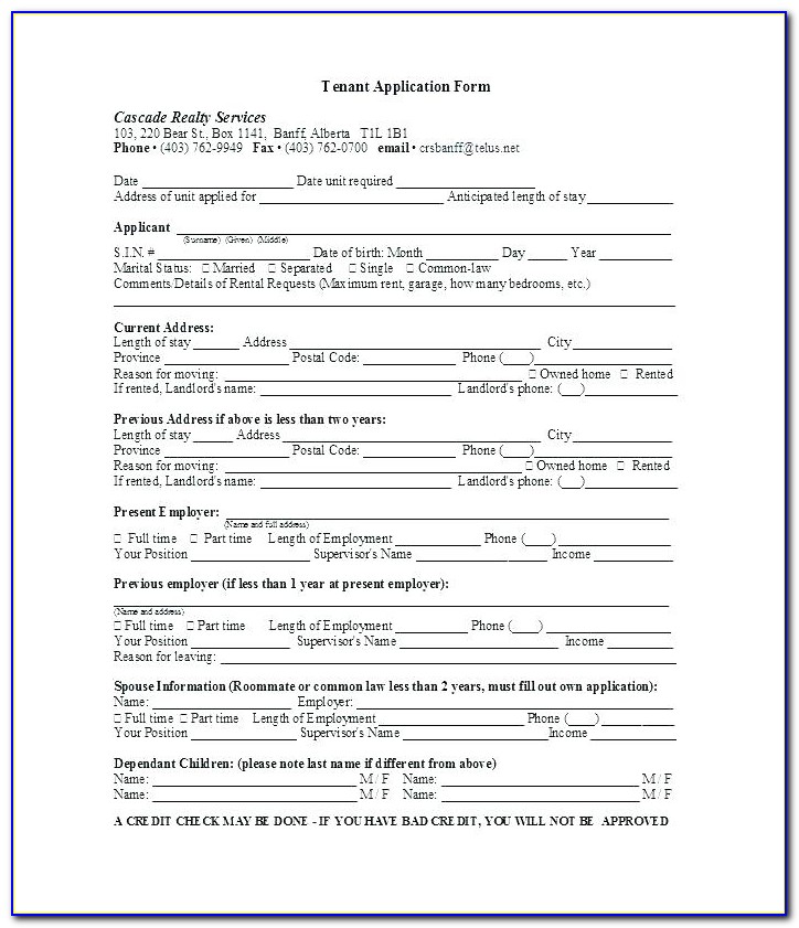 House Rent Contract Template Word