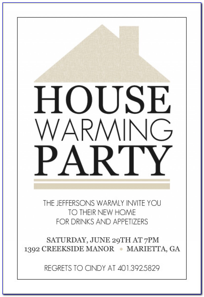 Free Housewarming Party Invitations Printable | Invitations