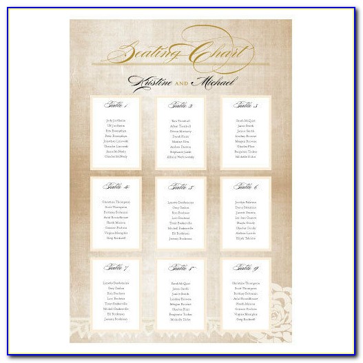 How To Print Seating Cards For Wedding