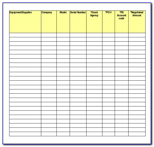 Inventory Excel Templates Free Download