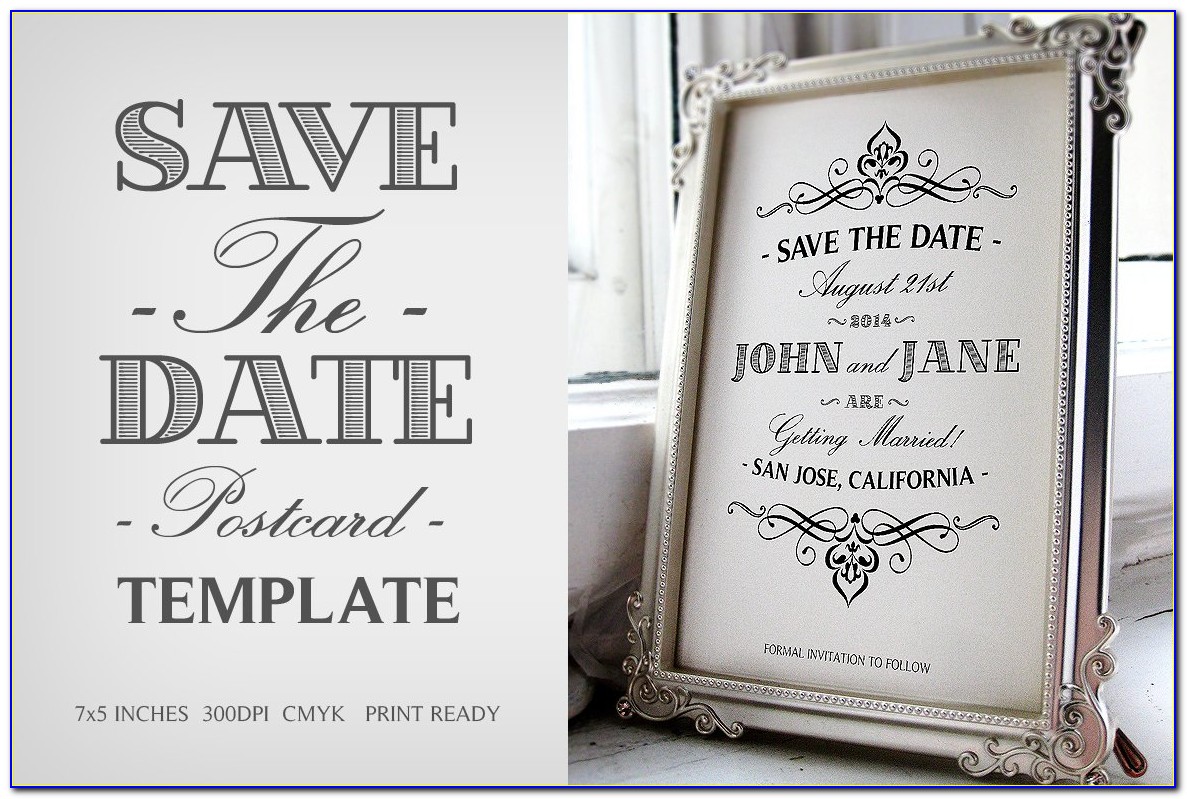 Invitation Save The Date Templates