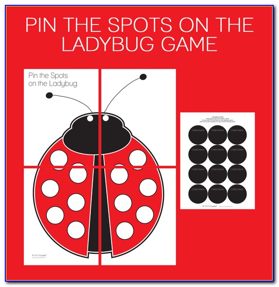 Ladybug Birthday Party Invitation Templates