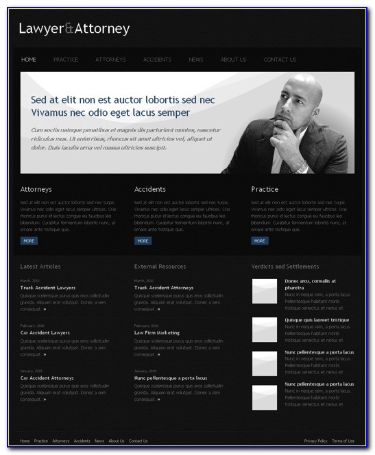 Law Firm Websites Templates